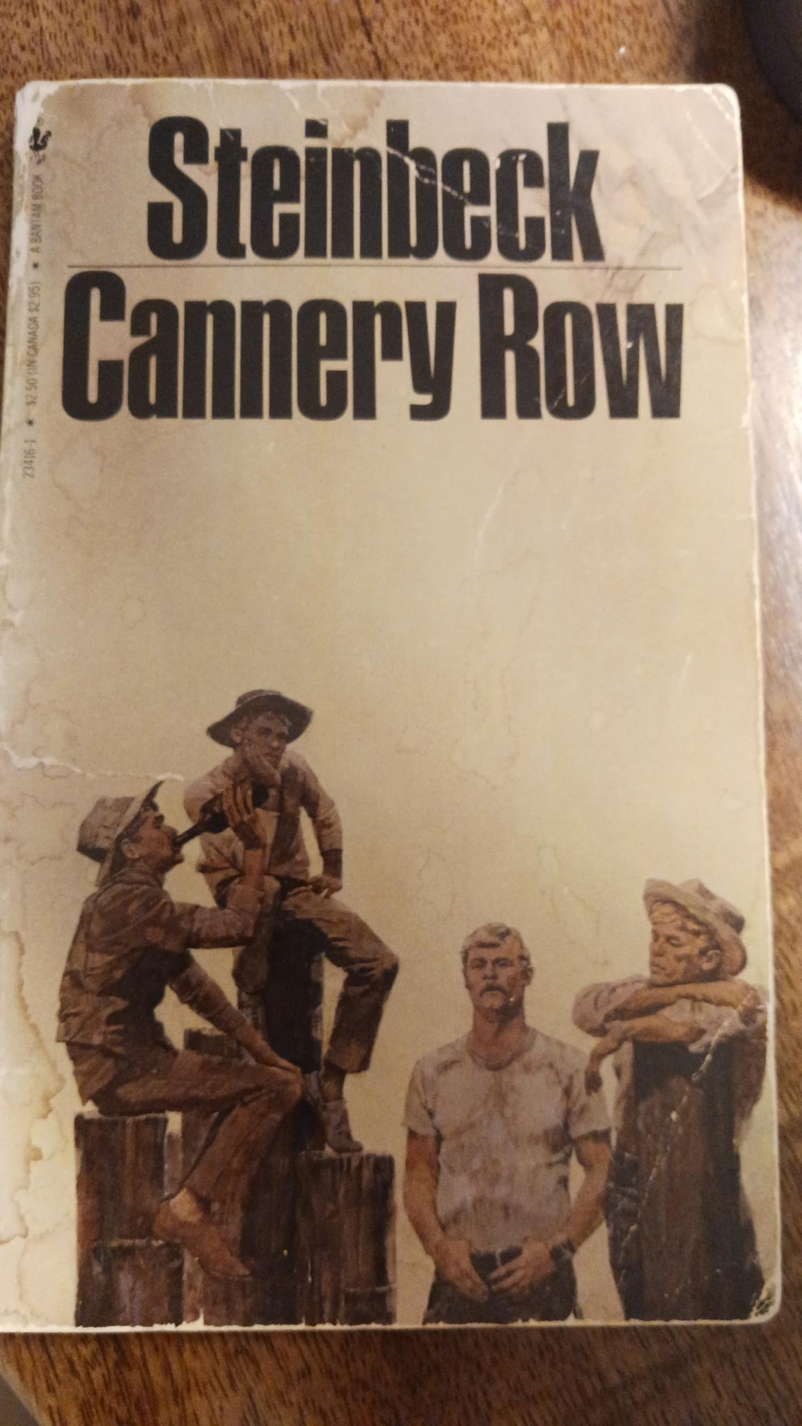 the cover of John Steinbeck's book Cannery Row